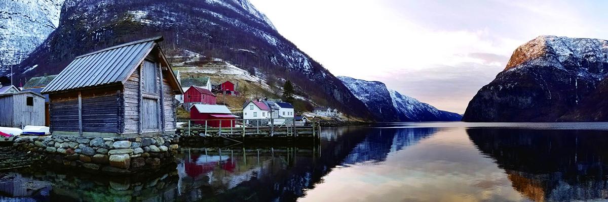 Les fjords de la Norvège